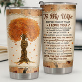 I Wish I Could Turn Back The Clock So I Would Find You Sooner - Tumbler - To My Wife. Gift For Wife. Anniversary. Engagement. Wedding. Marriage Gift