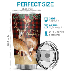 A Little Bit Of Crazy. A Little Bit Loud And A Whole Lot Of Love - Tumbler - Christmas Gift For Family. Couple. Friends. Christmas Decoration. Holiday Gift