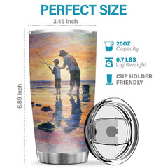 Learn From Everything. You Can Be The Man I Know You Can Be - Tumbler - To My Son. Gift For Son. Son Gift From Dad. Birthday Gift For Son