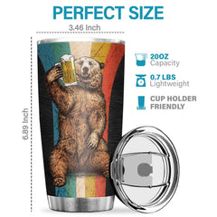 It's Not A Dad Bod. It's A Father Figure - Tumbler - To My Dad. Gift For Dad. Dad Gift From Daughter And Son. Birthday Gift For Dad
