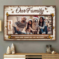 Together We Make A Family - Upload Image. Personalized Horizontal Poster
