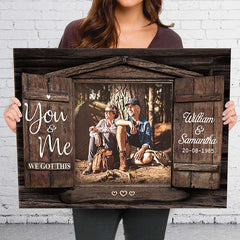We Got This - Upload Image. Personalized Horizontal Canvas