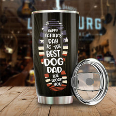 We Woof You. Best Dog Dad - Personalized Tumbler