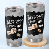 Happy Pawther's Day - Dog & Cat Personalized Custom Tumbler - Father's Day. Gift For Pet Owners. Pet Lovers