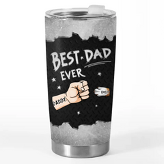 Happy Pawther's Day - Dog & Cat Personalized Custom Tumbler - Father's Day. Gift For Pet Owners. Pet Lovers