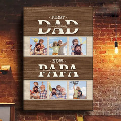 Custom Photo I Know You Love Me Unconditionally - Family Personalized Custom Vertical Canvas - Father's Day. Gift For Dad