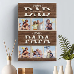 Custom Photo I Know You Love Me Unconditionally - Family Personalized Custom Vertical Canvas - Father's Day. Gift For Dad