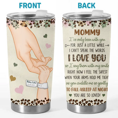 My Mother Is My First Friend And My Forever Friend - Family Personalized Custom Tumbler - Mother's Day. Baby Shower Gift. Gift For First Mom