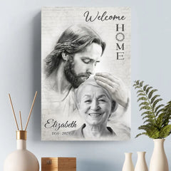 Custom Photo Remembering You With Love - Memorial Personalized Custom Vertical Canvas - Sympathy Gift For Family Members. Pet Owners. Pet Lovers