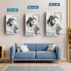 Custom Photo Remembering You With Love - Memorial Personalized Custom Vertical Canvas - Sympathy Gift For Family Members. Pet Owners. Pet Lovers