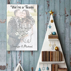 Custom Photo I Love You The Most - Couple Personalized Custom Vertical Poster - Gift For Husband Wife. Anniversary