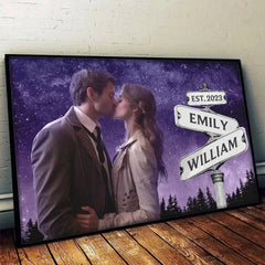 Custom Photo I Still Fall In Love With You Everyday - Couple Personalized Custom Horizontal Poster - Gift For Husband Wife. Anniversary