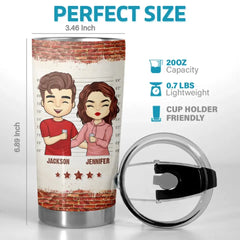 Siblings Are The Best Kind Of Friends - Family Personalized Custom Tumbler - Gift For Family Members. Siblings. Brothers. Sisters