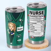 Nurses Are The Heart Of Healthcare - Nurse Personalized Custom Tumbler - Appreciation. Thank You Gift. Nurse Life