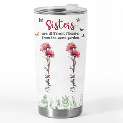 A Garden's Proud Display - Bestie Personalized Custom Tumbler - Gift For Best Friends. BFF. Sisters