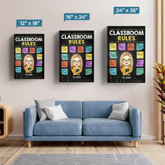 Without Teachers. Life Would Have No Class - Teacher Personalized Custom Vertical Canvas - Gift For Teacher
