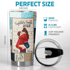 Together Is Our Favorite Place To Be - Couple Personalized Custom Tumbler - Gift For Husband Wife. Anniversary