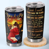 I Love You Forever And Always - Couple Personalized Custom Tumbler - Gift For Husband Wife. Anniversary
