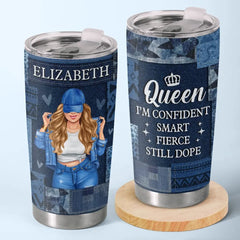 Confidence Beauty Queen - Bestie Personalized Custom Tumbler - Gift For Best Friends. BFF. Sisters