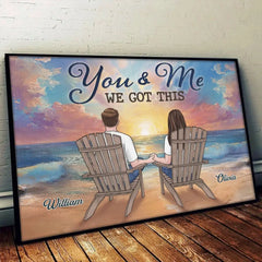 Snuggles And Puppy Kisses Make Everything Better - Dog Personalized Custom Horizontal Poster - Gift For Couples. Pet Owners. Pet Lovers