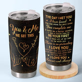I Love You And Will Love You Until I Die - Couple Personalized Custom Tumbler - Gift For Husband Wife. Anniversary