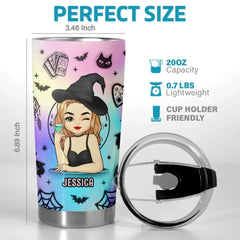 Every Witch Deserves A Touch Of Magic This Halloween - Personalized Custom Witch Tumbler - Halloween Gift For Witches. Yourself