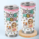 With You. I'm Never Alone - Dog Personalized Custom 3D Inflated Effect Printed Tumbler - Gift For Pet Owners. Pet Lovers