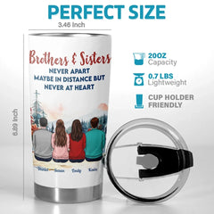 The Greatest Gift Our Parents Gave Us Was Each Other - Family Personalized Custom Tumbler - Christmas Gift For Family Members. Siblings. Brothers. Sisters
