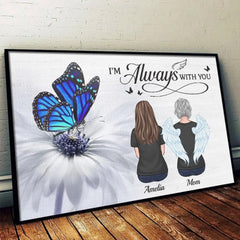 Greatly Loved. Deeply Missed - Memorial Personalized Custom Horizontal Poster - Sympathy Gift For Family Members