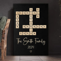 Creating Memories - Family Personalized Custom Vertical Canvas - Gift For Family Members