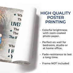 I Had You And You Had Me - Couple Personalized Custom Horizontal Poster - Christmas Gift For Husband Wife. Anniversary