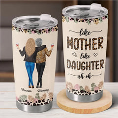 Forever My Baby Girl - Family Personalized Custom Tumbler - Gift For Mom. Daughter