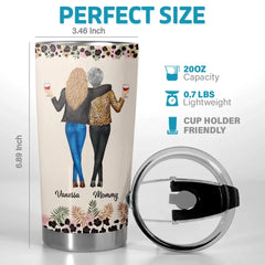 Forever My Baby Girl - Family Personalized Custom Tumbler - Gift For Mom. Daughter