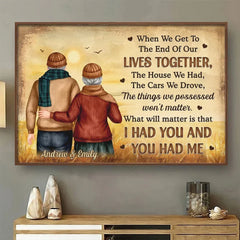 You Are My Queen Forever - Couple Personalized Custom Horizontal Poster - Gift For Husband Wife. Anniversary