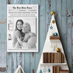 Custom Photo Forever Grateful For Your Endless Love - Family Personalized Custom Vertical Poster - Gift For Mom