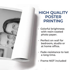 Custom Photo The Anniversary Post - Couple Personalized Custom Vertical Poster - Gift For Husband Wife. Anniversary