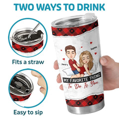 To Me. You Are Perfect - Couple Personalized Custom Tumbler - Gift For Husband Wife. Anniversary