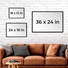 Two Hearts Beating As One - Couple Personalized Custom Horizontal Poster - Gift For Husband Wife. Anniversary