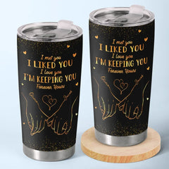 You Are The Love Of My Life - Couple Personalized Custom Tumbler - Gift For Husband Wife. Anniversary. LGBTQ+