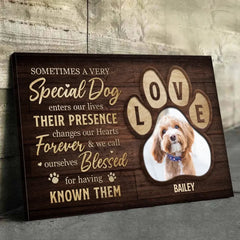 Custom Photo You Were My Favorite Hello And My Hardest Goodbye - Memorial Personalized Custom Horizontal Canvas - Sympathy Gift For Family Members