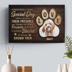 Custom Photo You Were My Favorite Hello And My Hardest Goodbye - Memorial Personalized Custom Horizontal Canvas - Sympathy Gift For Family Members