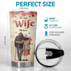 Soulmates From The Start. Bound By The Heart - Couple Personalized Custom Tumbler - Gift For Husband Wife. Anniversary