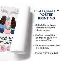 Every Daughter Dreams Of A Mom Like Mine - Family Personalized Custom Horizontal Poster - Gift For Mom. Daughter