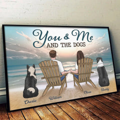 Our Hearts Are Full Of Love - Couple Personalized Custom Horizontal Poster - Gift For Husband Wife. Anniversary