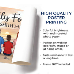 Family Forever. The Greatest Gift Of All - Family Personalized Custom Horizontal Poster - Gift For Family Members