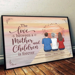 A Love That Stands The Test Of Time - Family Personalized Custom Horizontal Poster - Gift For Mom