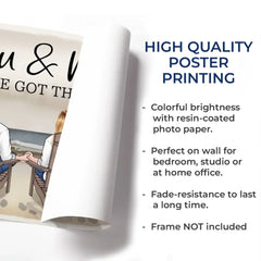 You're My Forever - Couple Personalized Custom Horizontal Poster - Gift For Husband Wife. Anniversary