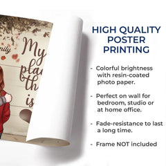 My Heart Is Yours - Couple Personalized Custom Horizontal Poster - Gift For Husband Wife. Anniversary