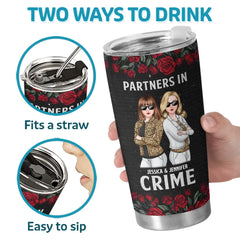 No Friendship Is An Accident - Bestie Personalized Custom Tumbler - Gift For Best Friends. BFF. Sisters