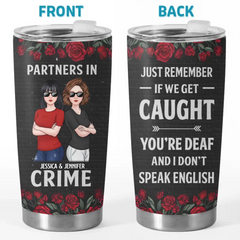 No Friendship Is An Accident - Bestie Personalized Custom Tumbler - Gift For Best Friends. BFF. Sisters